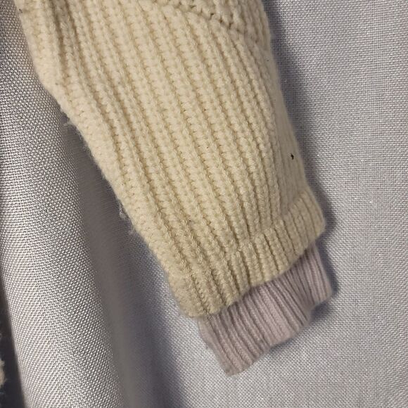 ASKK NY 100%Merino Wool Ladies Offwhite/Cream Sweater Size 2 - Picture 3 of 9